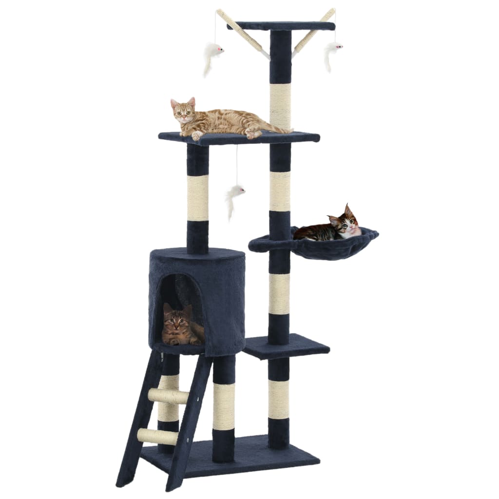Cat Scratching Post with Sisal Posts 138 cm Cat Scratching Post