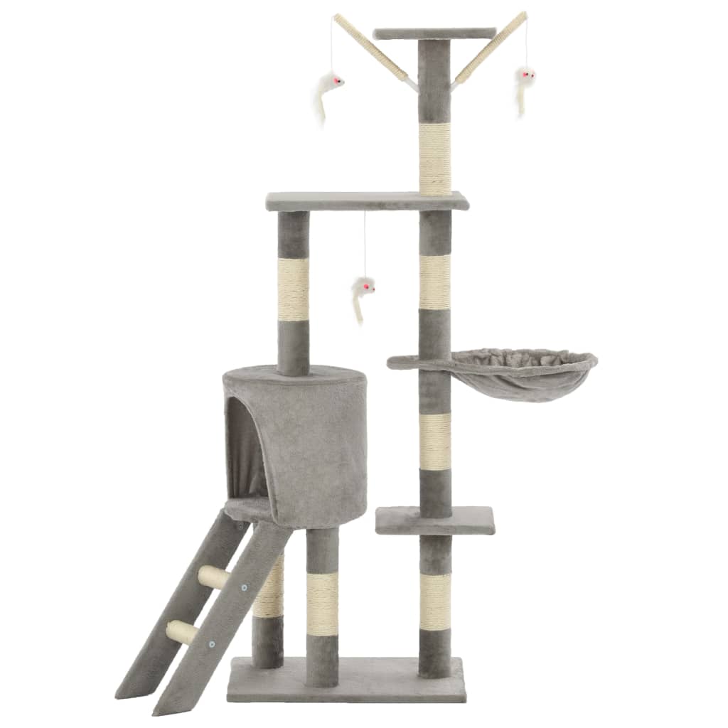 Cat Scratching Post with Sisal Posts 138 cm   Cat Scratching Post